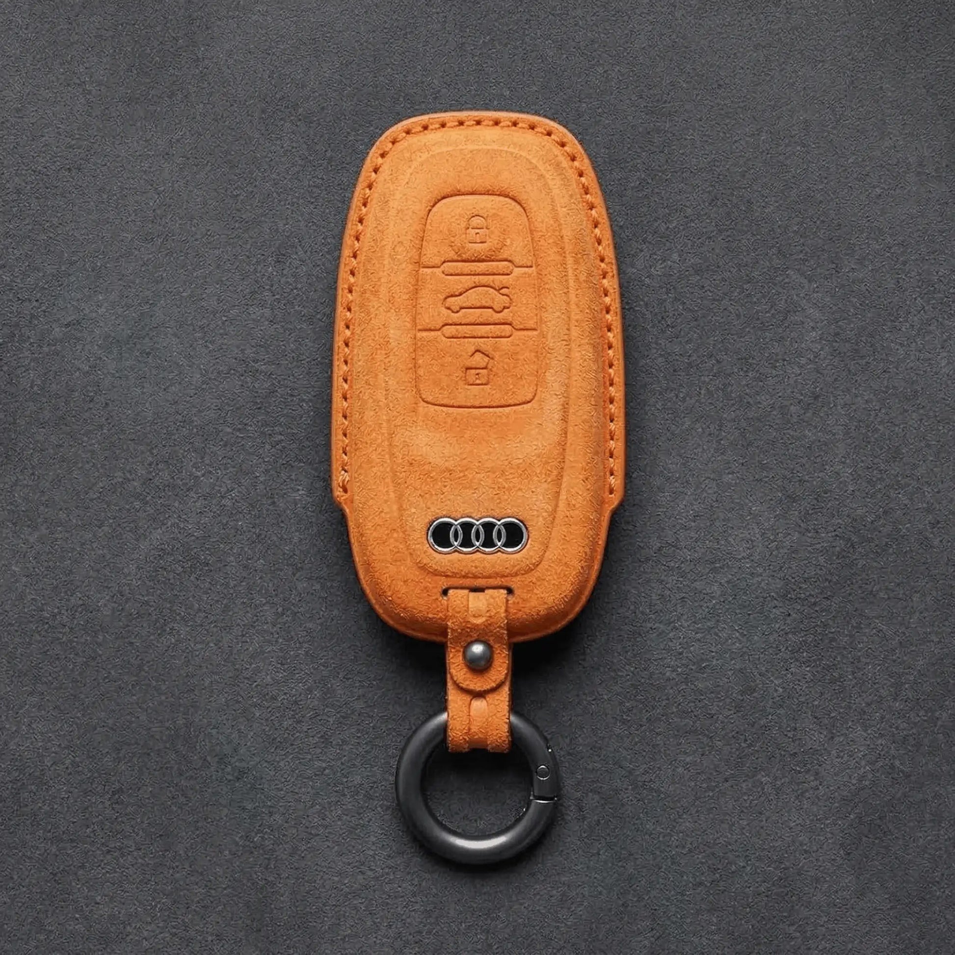 Audi Hand - Stitched Alcantara Key Fob Cover – All Types - C
