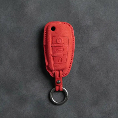 Audi Hand - Stitched Alcantara Key Fob Cover – All Types - D