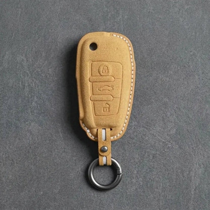 Audi Hand - Stitched Alcantara Key Fob Cover – All Types - D
