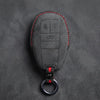 Bentley Hand-Stitched Alcantara Key Fob Cover – Winged Shield 3-Button