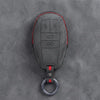 Bentley Hand-Stitched Alcantara Key Fob Cover – Winged Shield 4-Button