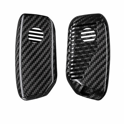 BMW Carbon Key Fob Cover - Side-Button Wedge