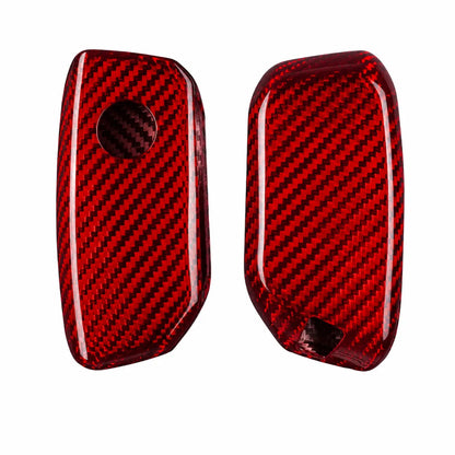 BMW Carbon Key Fob Cover - Side-Button Wedge