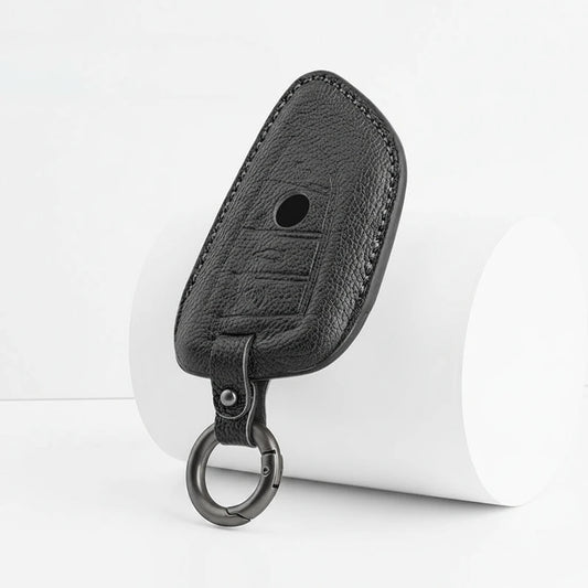 BMW Goatskin Key Fob Cover - Wide-Slot Blade - Black