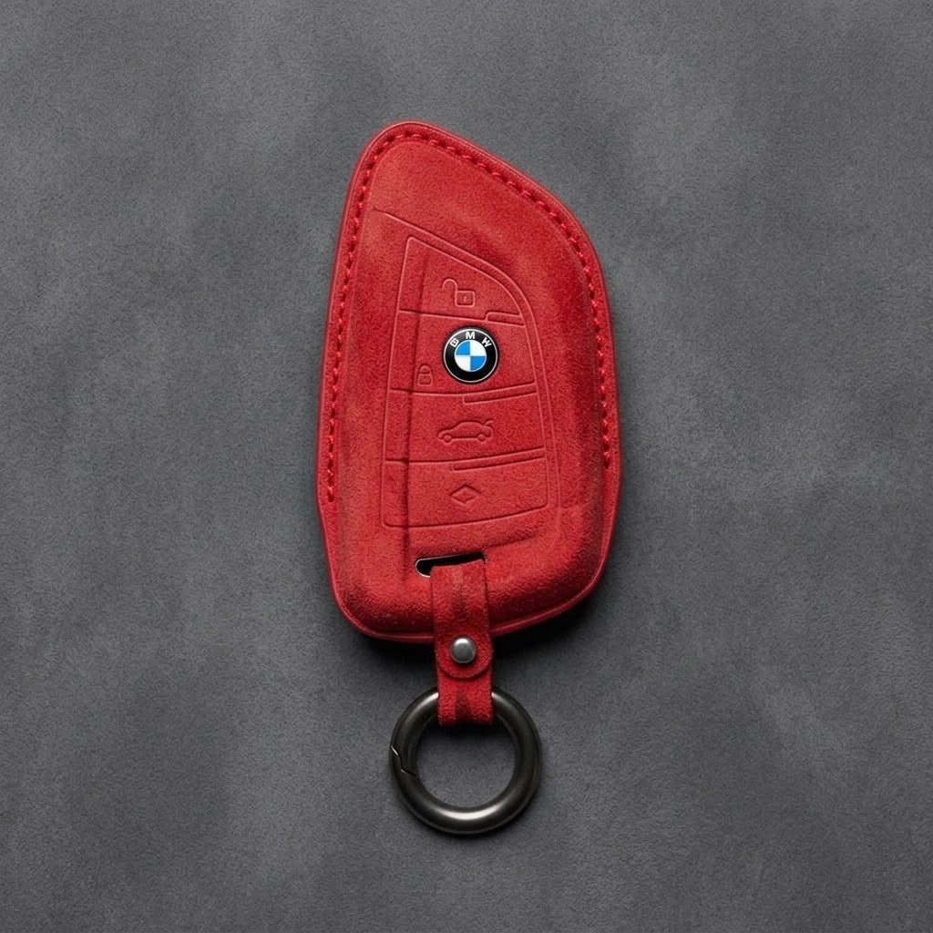 BMW Hand - Stitched Alcantara Key Fob Cover - All Types - A