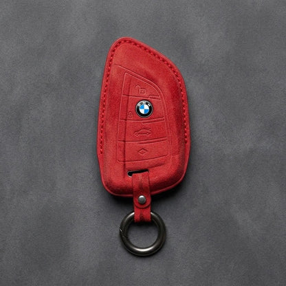 BMW Hand - Stitched Alcantara Key Fob Cover - All Types - A