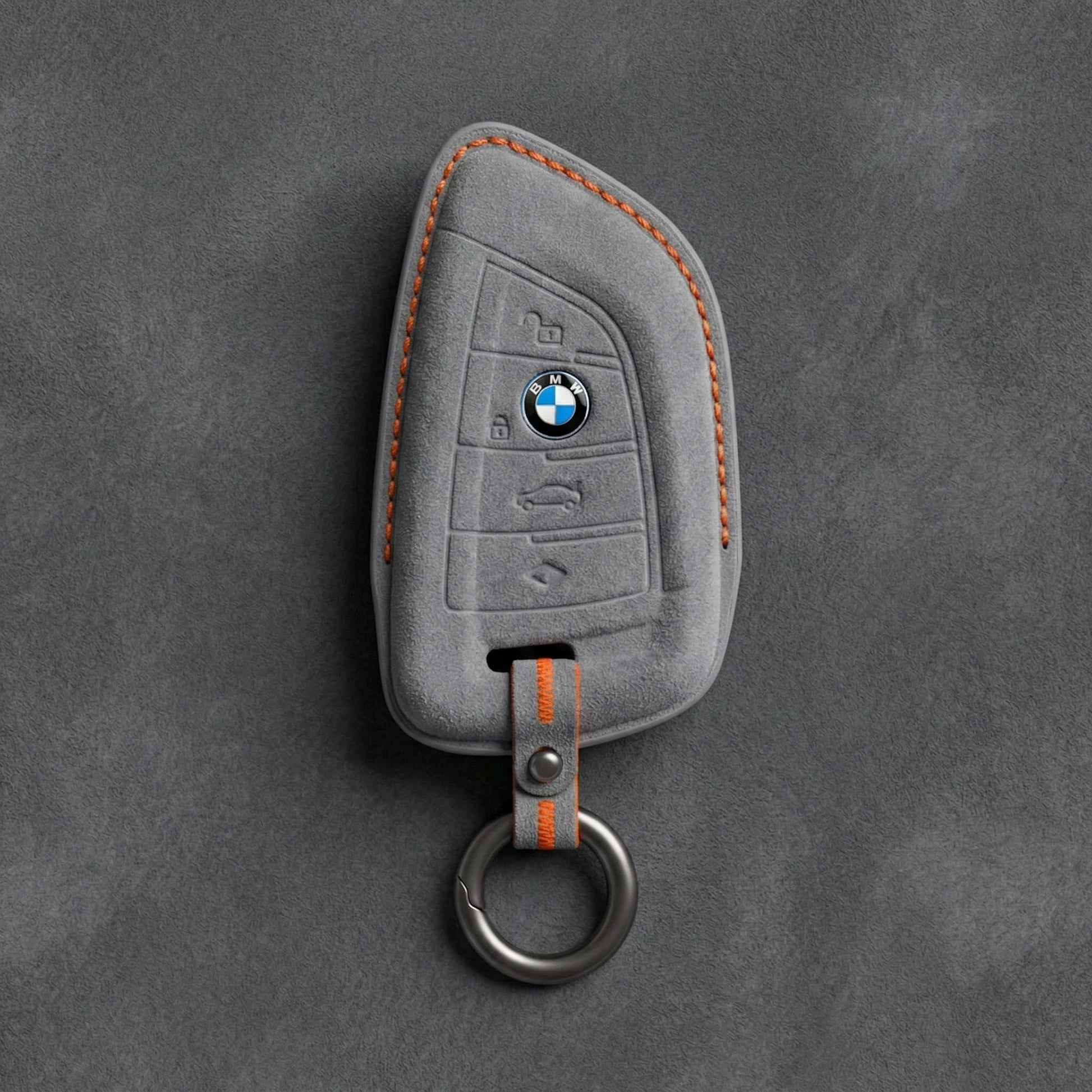 BMW Hand - Stitched Alcantara Key Fob Cover - All Types - A