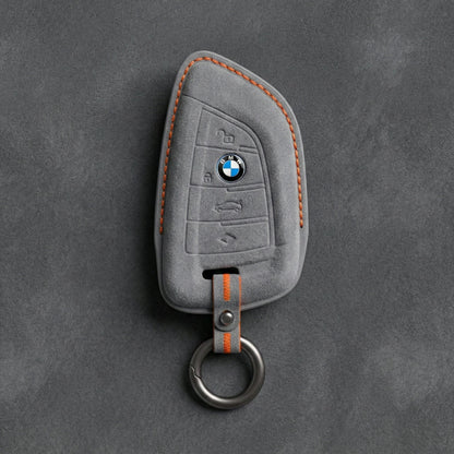 BMW Hand - Stitched Alcantara Key Fob Cover - All Types - A