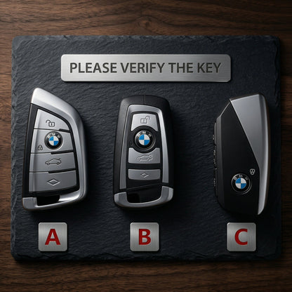 BMW Hand - Stitched Alcantara Key Fob Cover - All Types - A