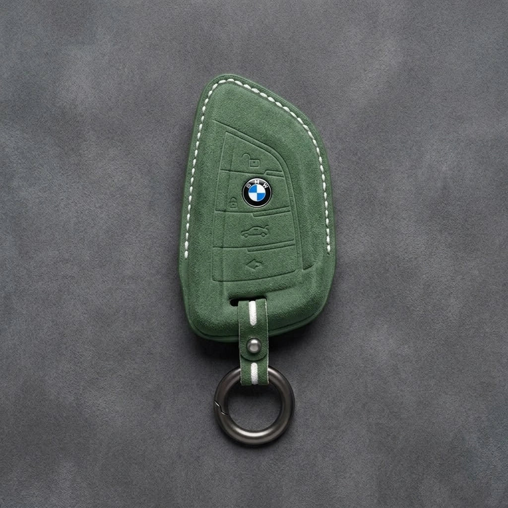 BMW Hand - Stitched Alcantara Key Fob Cover - All Types - A