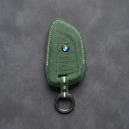 BMW Hand - Stitched Alcantara Key Fob Cover - All Types - A