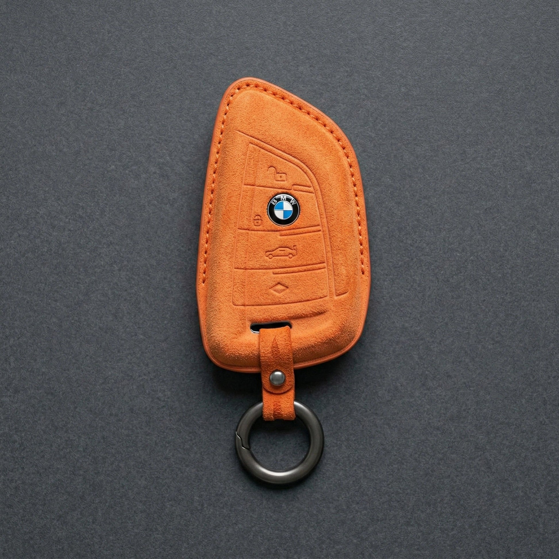 BMW Hand - Stitched Alcantara Key Fob Cover - All Types - A