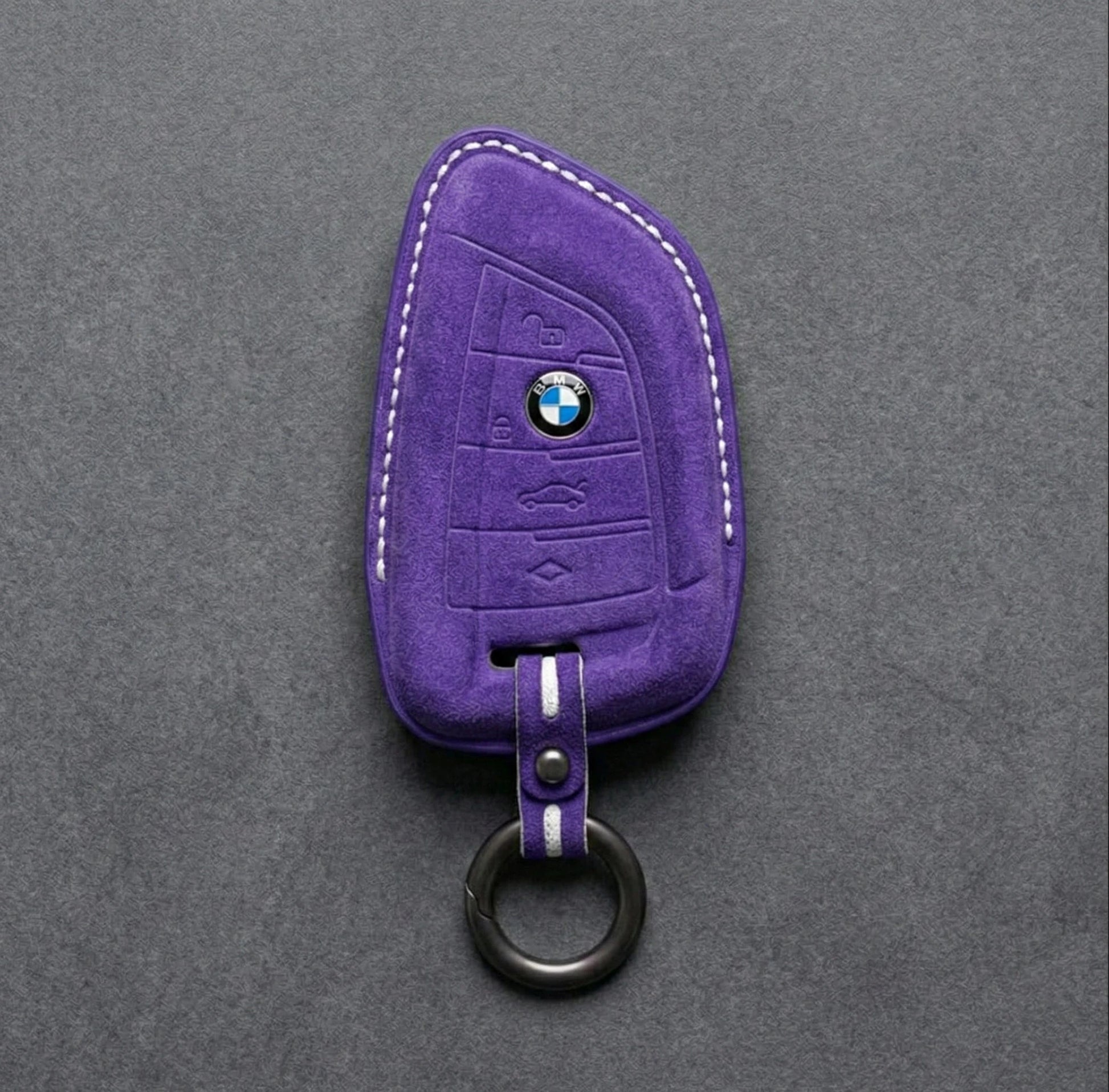 BMW Hand - Stitched Alcantara Key Fob Cover - All Types - A
