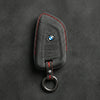 BMW Hand-Stitched Alcantara Key Fob Cover - Wide-Slot Blade