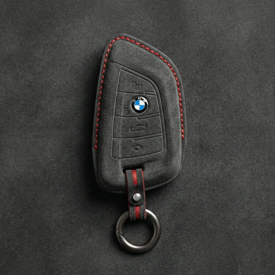 BMW Hand - Stitched Alcantara Key Fob Cover - All Types - A