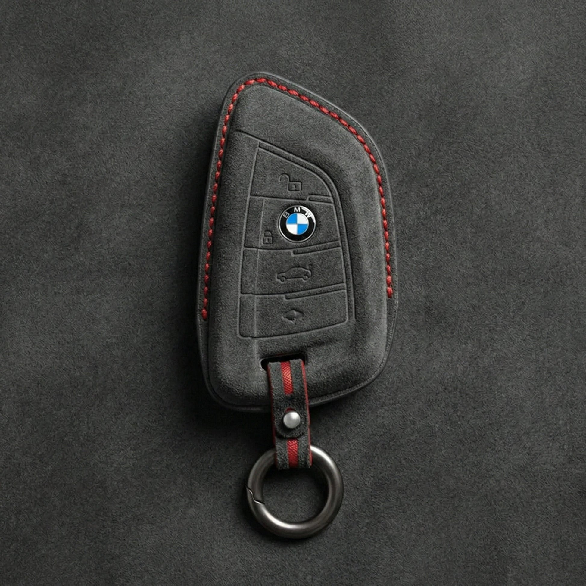 BMW Hand - Stitched Alcantara Key Fob Cover - All Types - A