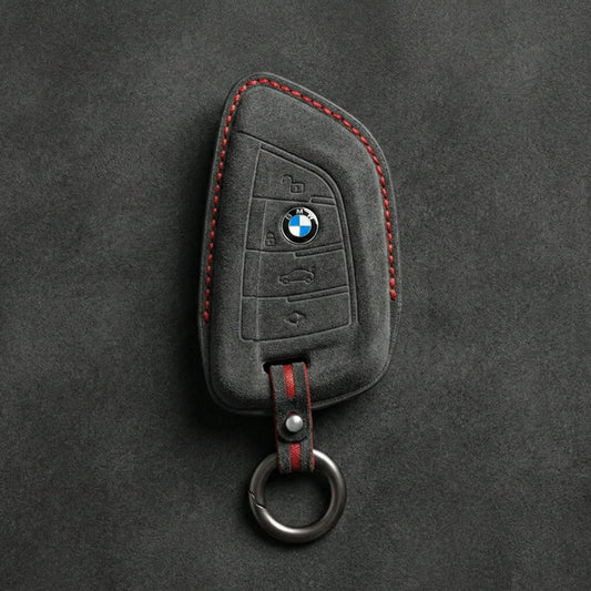 BMW Hand - Stitched Alcantara Key Fob Cover - All Types - A