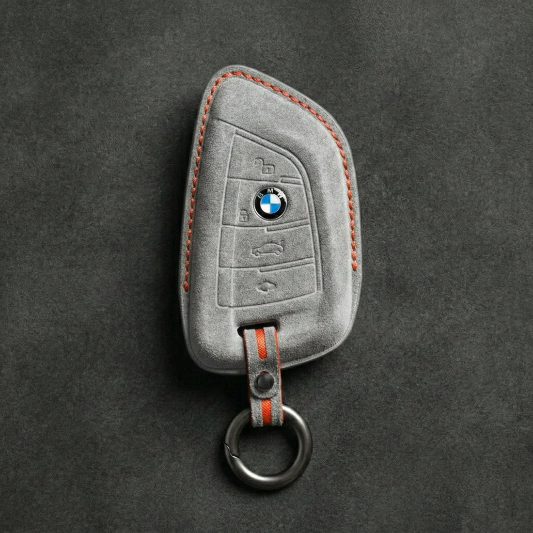 BMW Hand - Stitched Alcantara Key Fob Cover - All Types - A