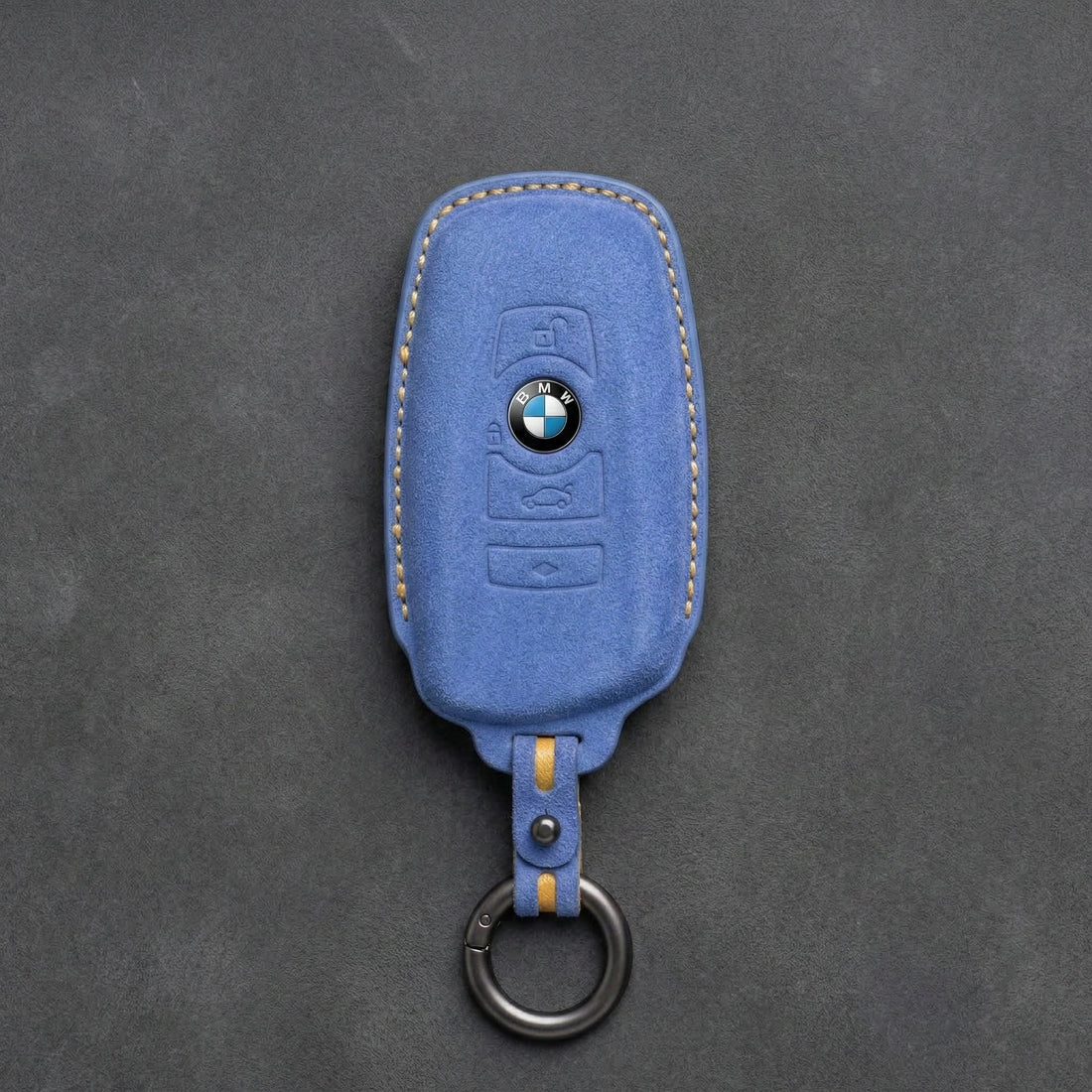 BMW Hand - Stitched Alcantara Key Fob Cover - All Types - B