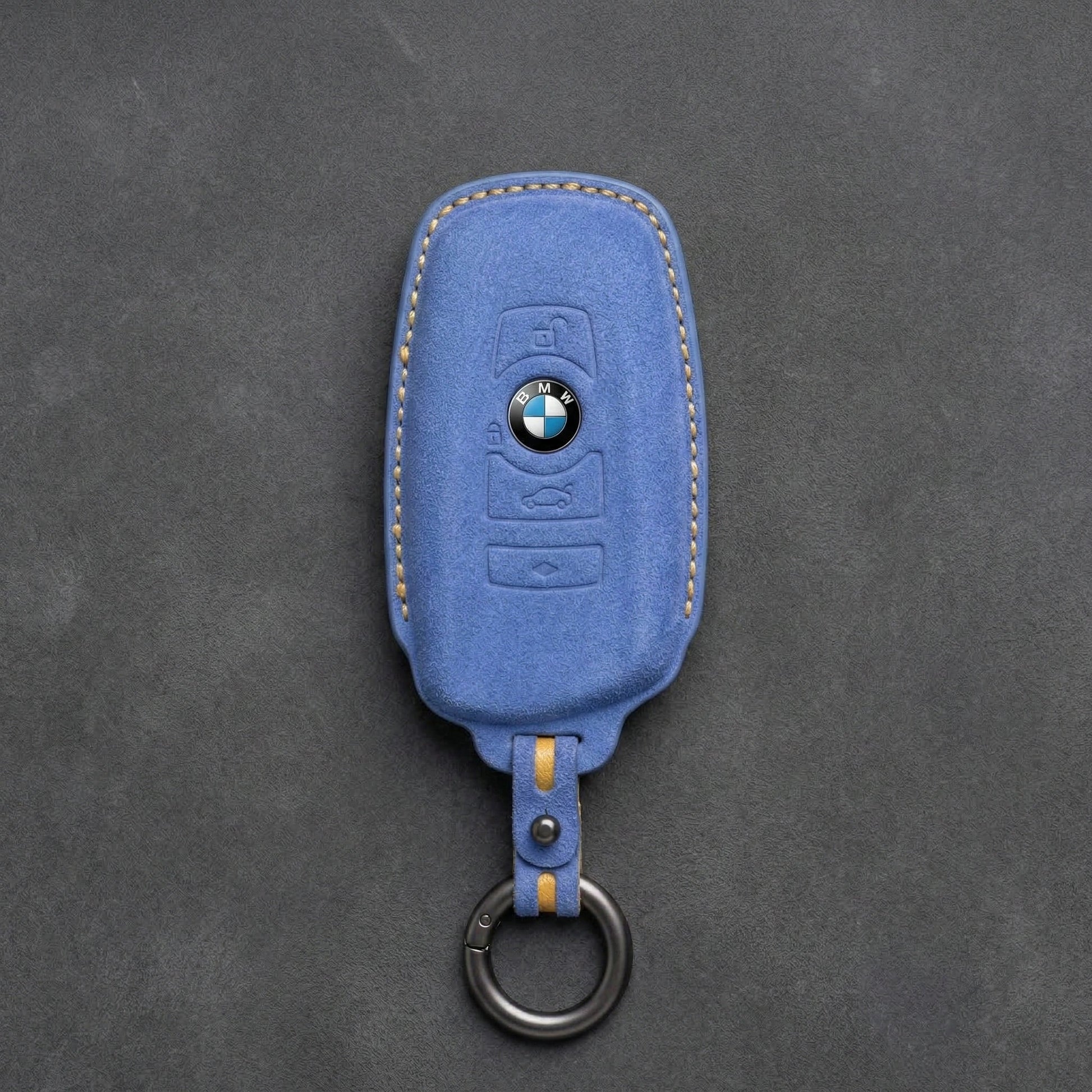 BMW Hand - Stitched Alcantara Key Fob Cover - All Types - B