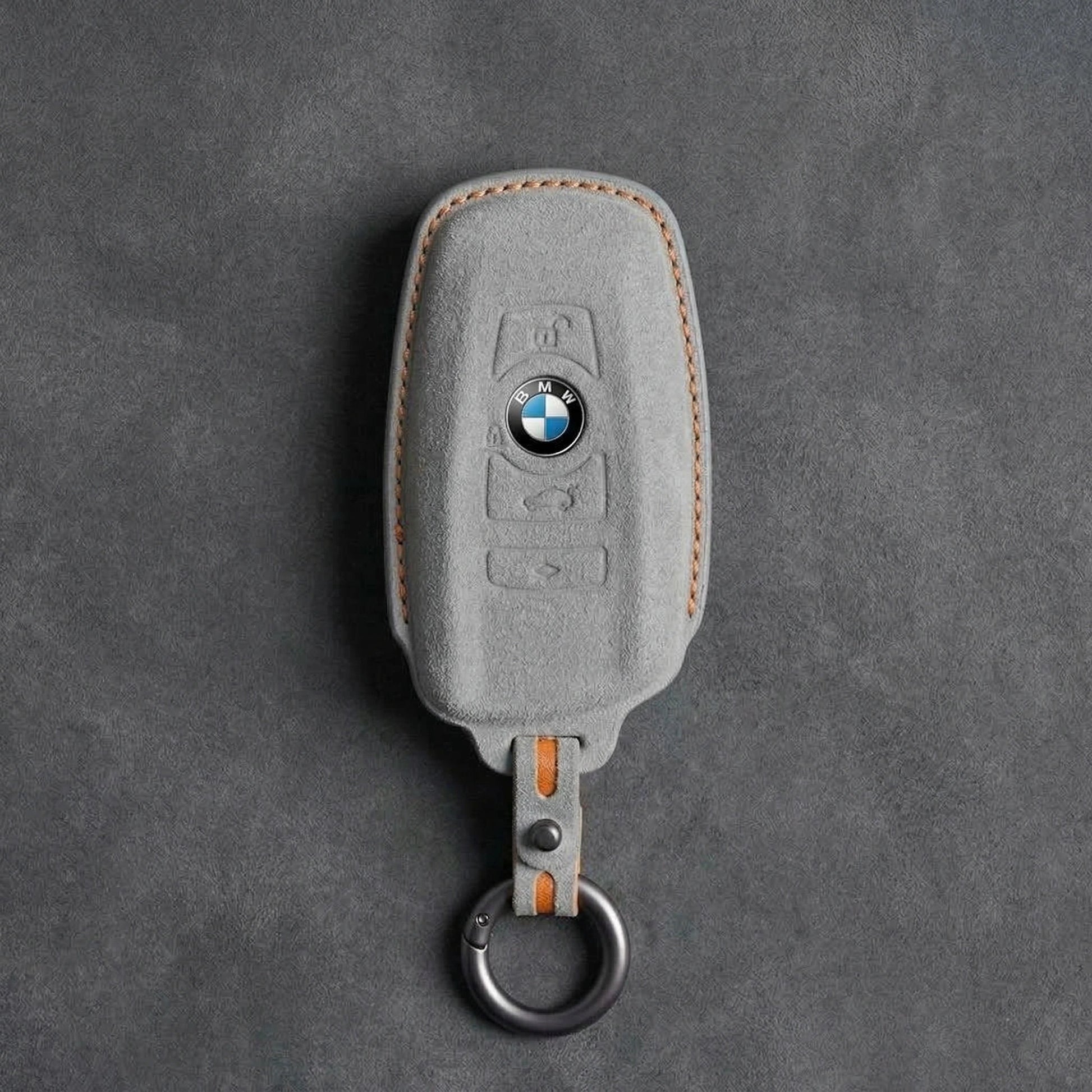 BMW Hand - Stitched Alcantara Key Fob Cover - All Types - B