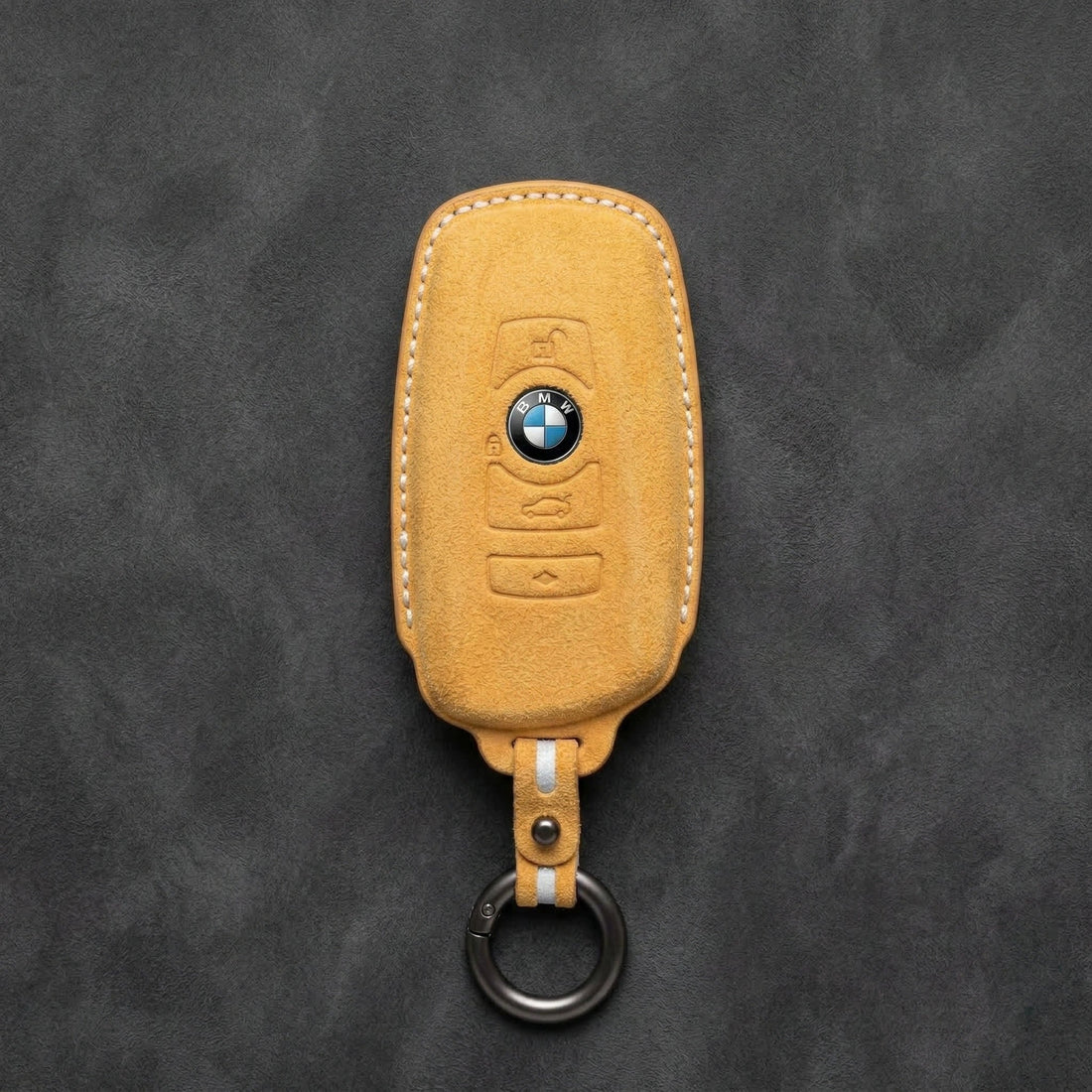 BMW Hand - Stitched Alcantara Key Fob Cover - All Types - B