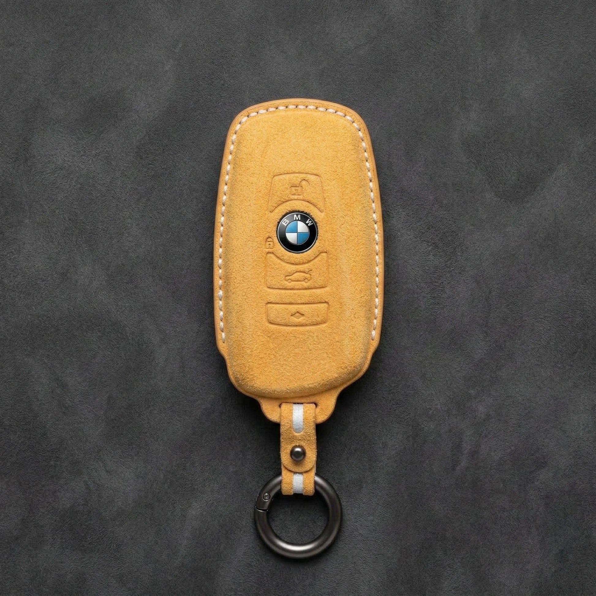BMW Hand - Stitched Alcantara Key Fob Cover - All Types - B