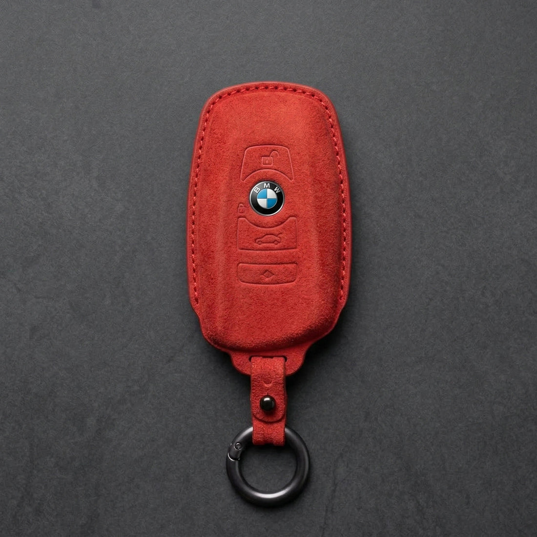 BMW Hand - Stitched Alcantara Key Fob Cover - All Types - B