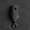 BMW Hand-Stitched Alcantara Key Fob Cover - Side-Button Wedge