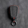 Cadillac Hand-Stitched Alcantara Key Fob Cover – Crest Shield 4-Button