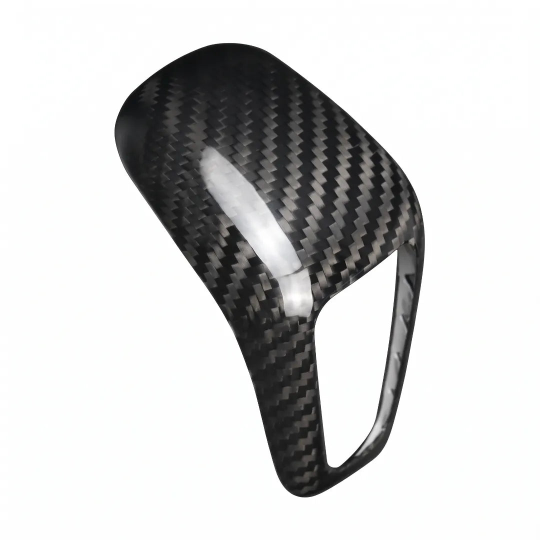 Carbon Fiber Gear Selector Cover for Porsche Cayenne / Cayenne E-Hybrid – 2018–2023 - Black