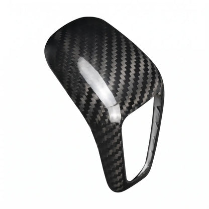 Carbon Fiber Gear Selector Cover for Porsche Cayenne / Cayenne E-Hybrid – 2018–2023 - Black