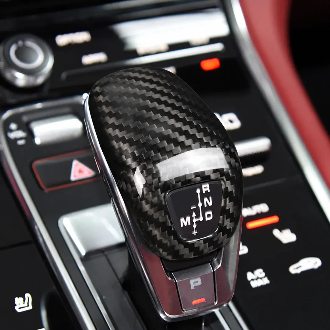 Carbon Fiber Gear Selector Cover for Porsche Panamera / Panamera E-Hybrid – 2017–2023