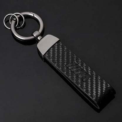 Carbon Fiber Leather Key Strap Keychain – Performance Emblem - BMW M Pack