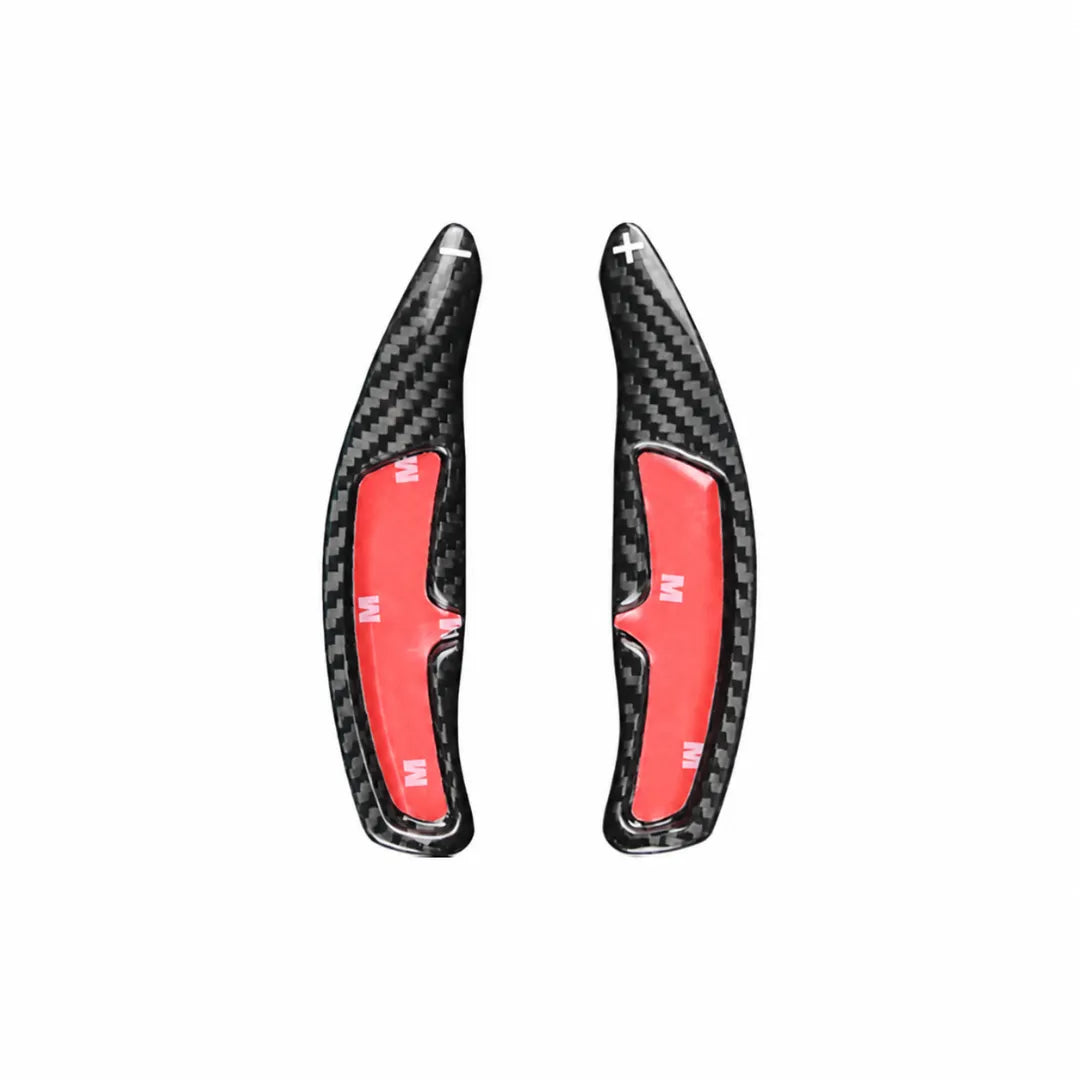 Carbon Fiber Paddle Shifters For Porsche Panamera, Cayenne, Macan, 718, 911 & 918 - Black