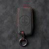 Chery Hand-Stitched Alcantara Key Fob Cover – Circular 3-Button