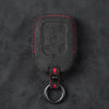Chevrolet - Schlüsselhülle aus handgenähtem Alcantara – 6-Tasten Smart Key