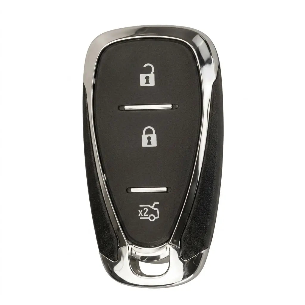 Chevrolet Key Fob – Chrome Shield 3-Button Tailgate
