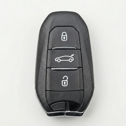 Citroen Hand - Stitched Alcantara Key Fob Cover - Smart Key 3 - Button
