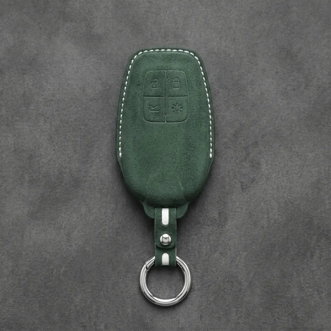 Ferrari Hand-Stitched Alcantara Key Fob Cover – Shield 4-Button Smart Key