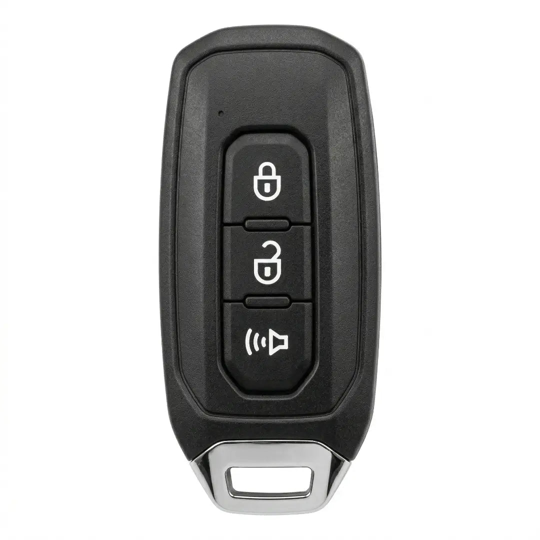 Ford Hand - Stitched Alcantara Key Fob Cover – Tapered 3 - Button - Dark charcoal