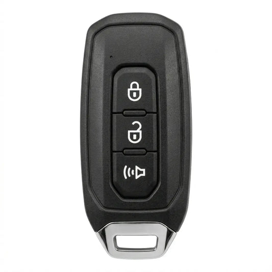 Ford Hand - Stitched Alcantara Key Fob Cover – Tapered 3 - Button - Dark charcoal