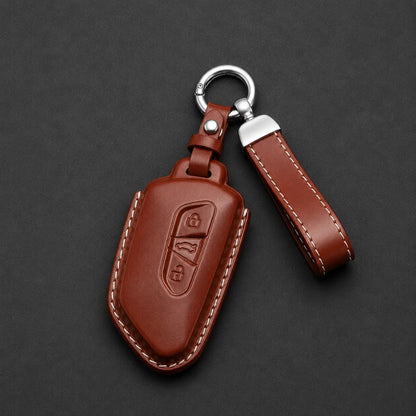 Volkswagen Genuine Leather Key Fob Case – Asymmetrical Style
