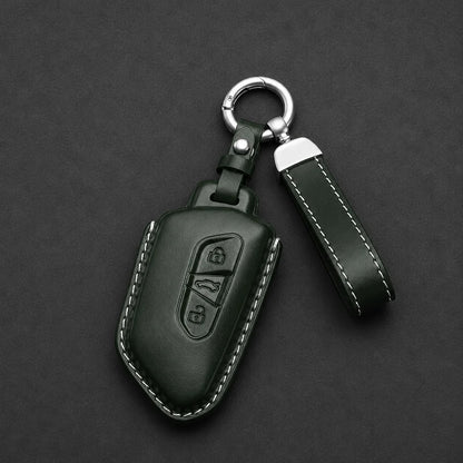 Volkswagen Genuine Leather Key Fob Case – Asymmetrical Style