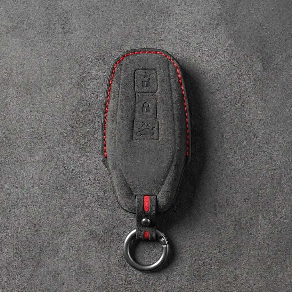 Hand-Stitched Alcantara Key Fob Cover for Audi – All Types