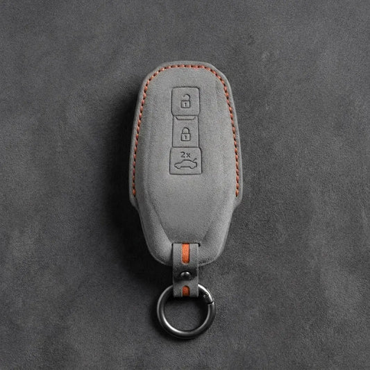 Hand-Stitched Alcantara Key Fob Cover for Audi – Shield Smart Key
