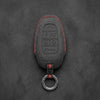 Hyundai Hand-Stitched Alcantara Key Fob Cover – Oval 6-Button