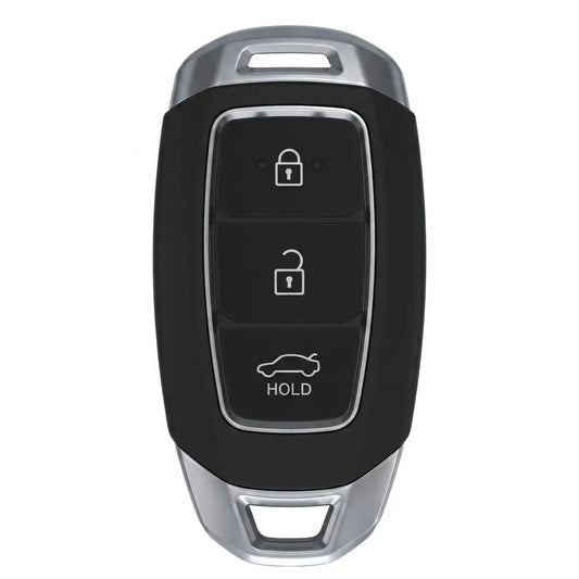 Hyundai Key Fob Cover – Silver Cap 3-Button