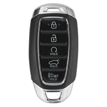 Hyundai Key Fob Cover – Silver Cap 5-Button