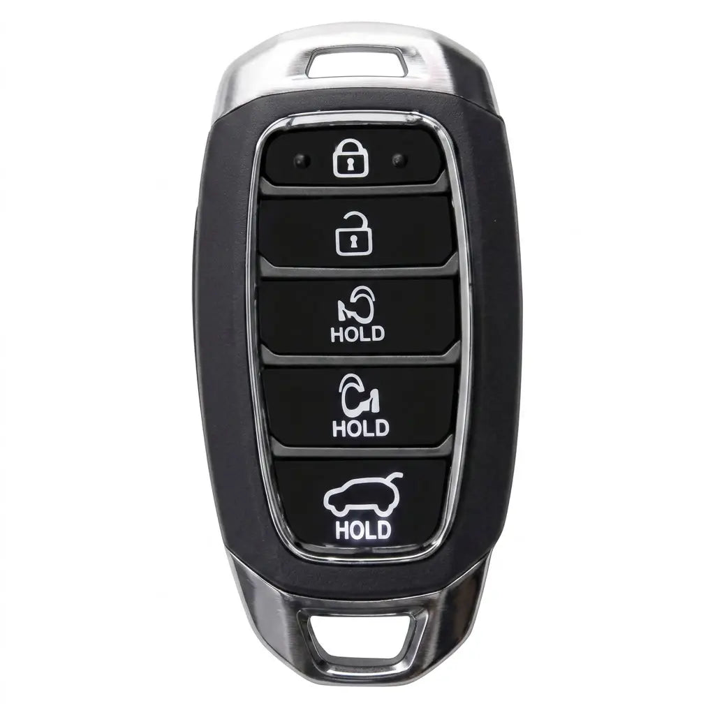 Hyundai Key Fob Cover – Silver Cap Parking & Trunk